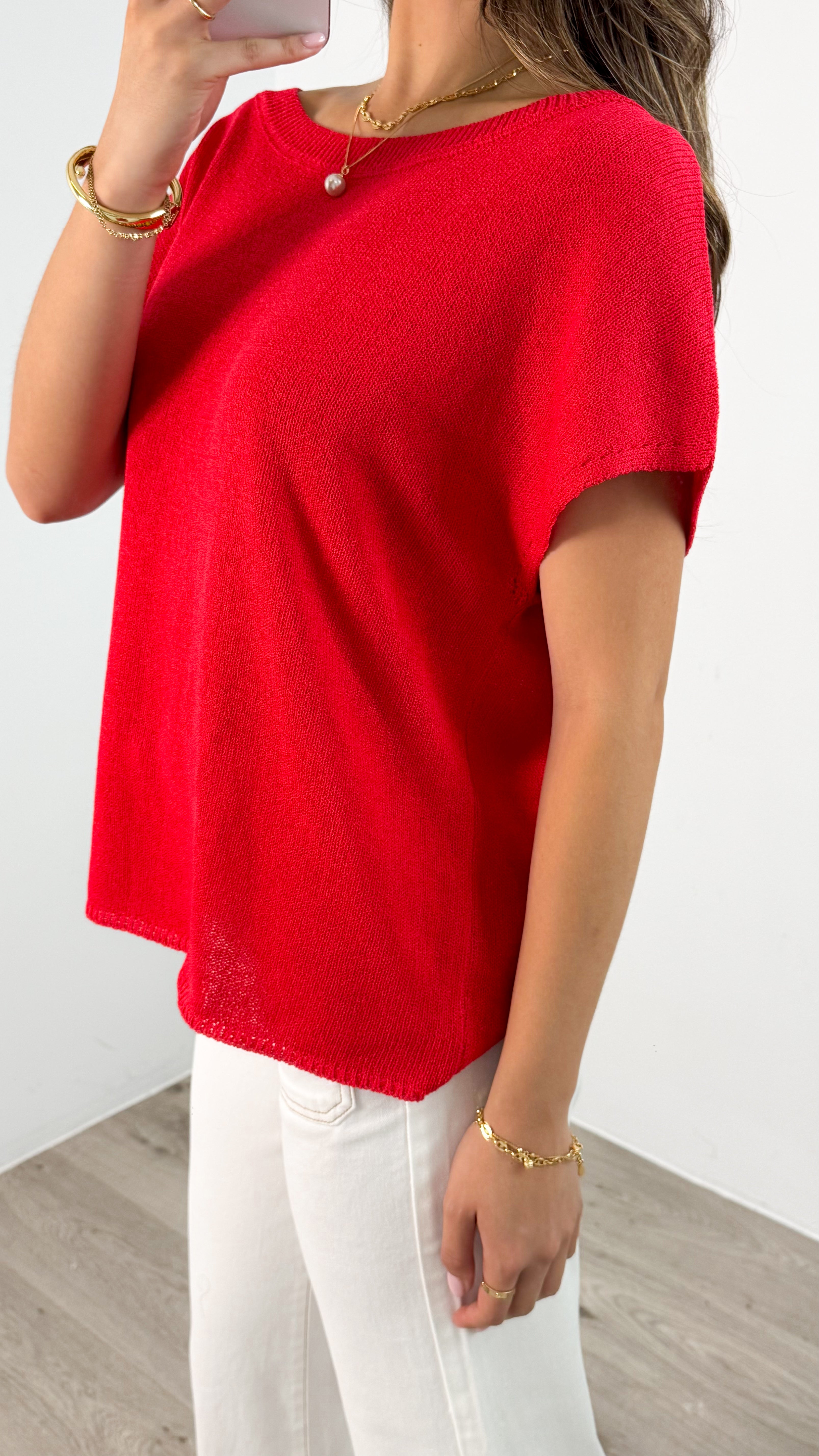 KATHERINE KNIT - RED