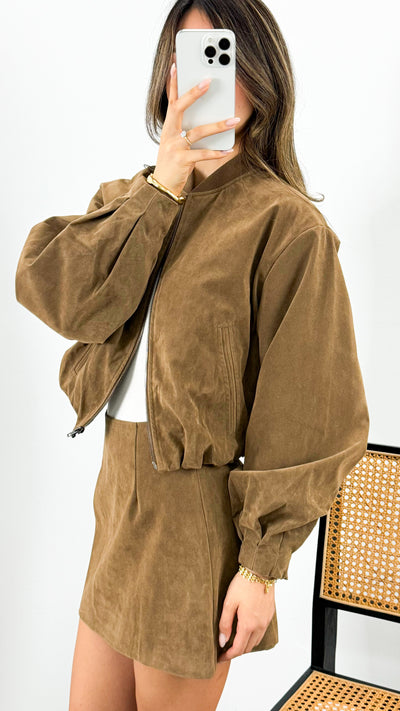 VANCE SKIRT - TAN