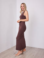 ZAHNI DRESS - CHOCOLATE