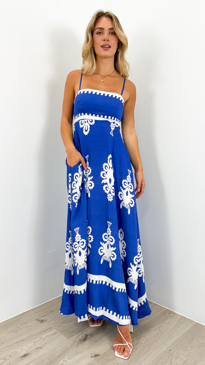 MILLA DRESS - BLUE