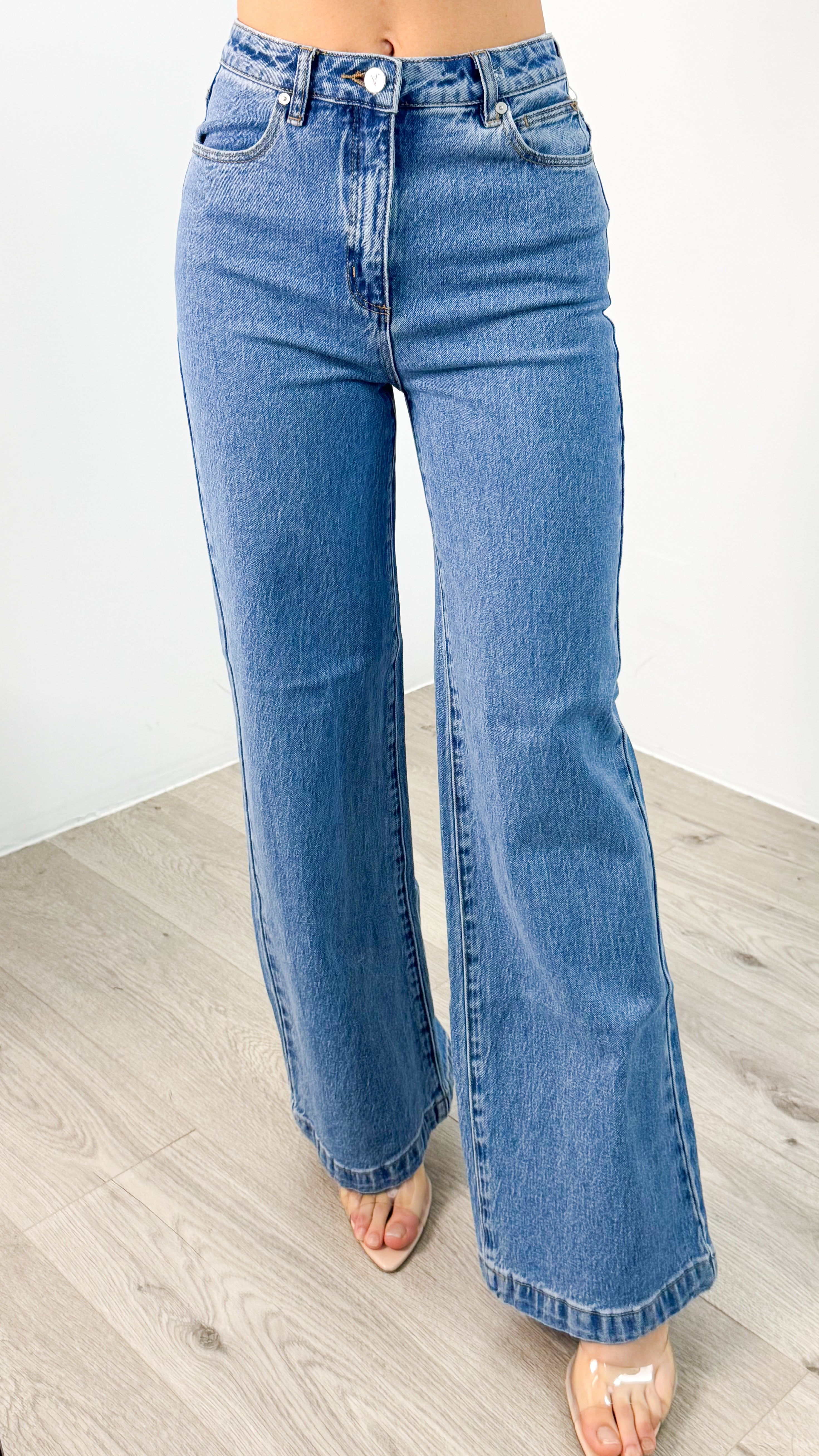 'ABRAND' 94 HIGH & WIDE DEBBIE - DENIM