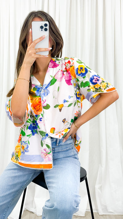 LE PALME SHIRT - FLORAL