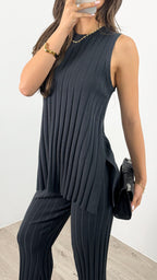 HYATT KNIT SET - CHARCOAL
