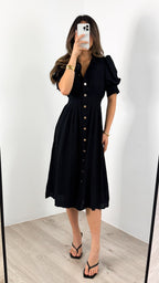 CASSANDRA DRESS - BLACK