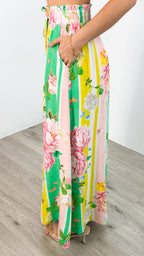 MIYAH WIDE LEG PANT - MULTI