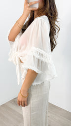 CARMEN TOP - WHITE