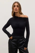 'BAYSE' AMELIE TOP - SHADOW