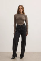 'BAYSE' AMELIE TOP - MINK