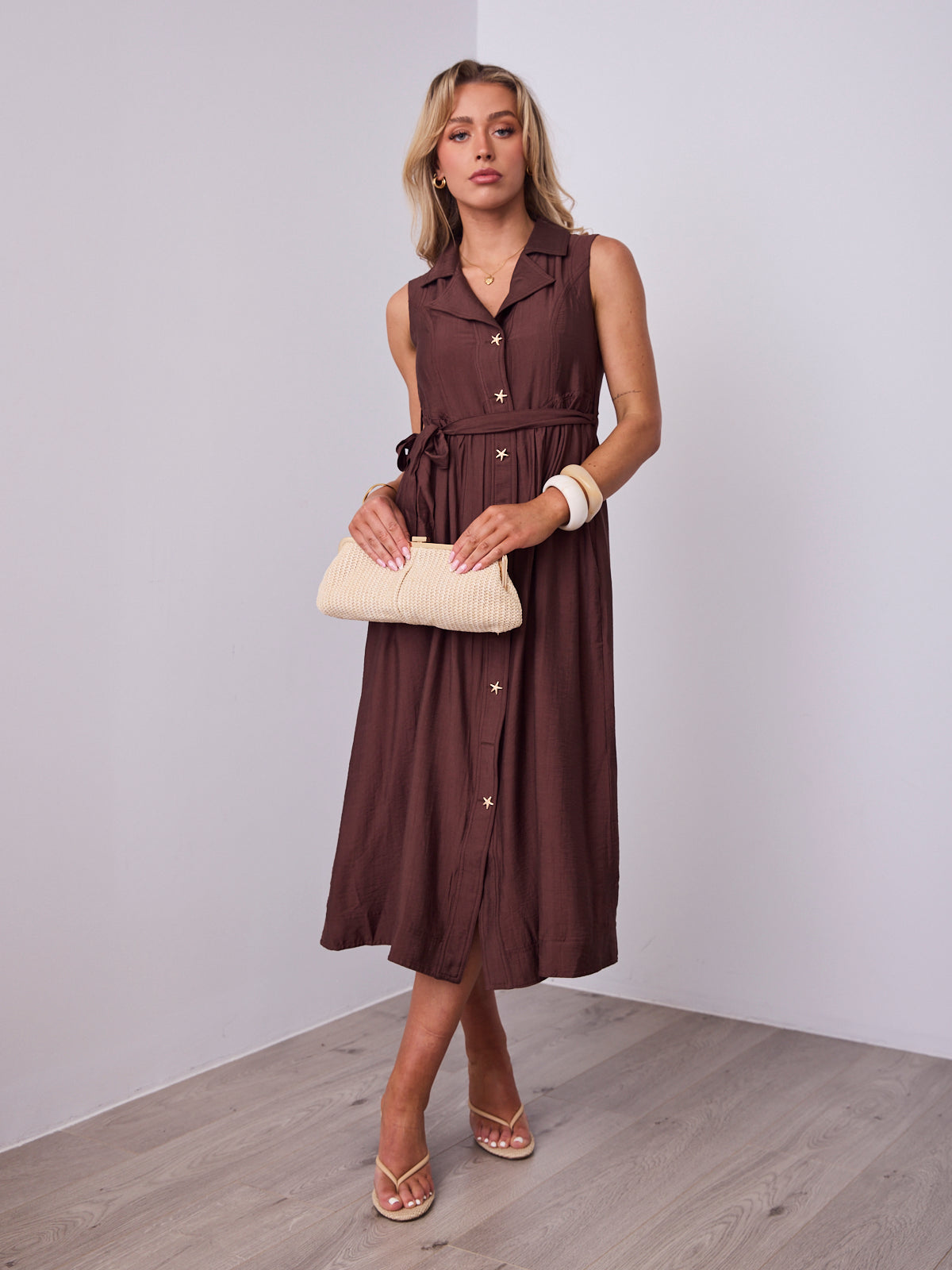 SORELLE DRESS - CHOCOLATE