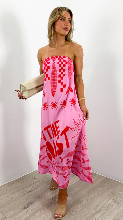 ON THE COAST MAXI - PINK