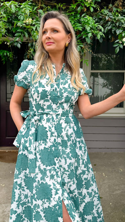 CHRISHEL DRESS - GREEN