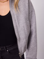 FRASER BOMBER JACKET - GREY