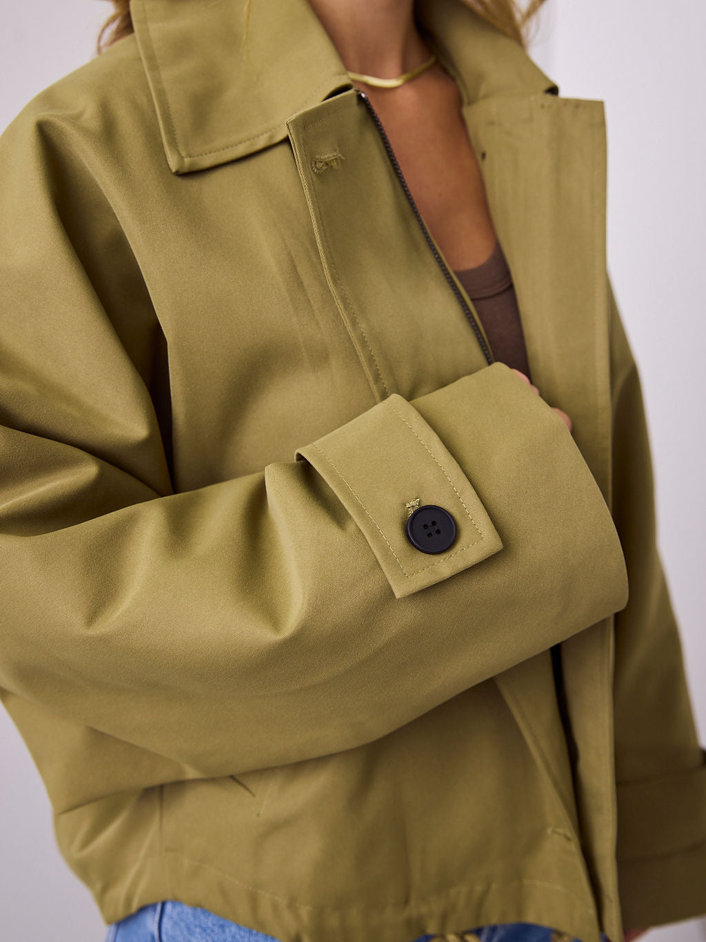 BALVIN JACKET - OLIVE GREEN