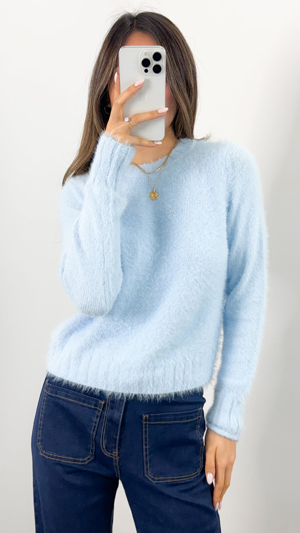 DOMINIQUE KNIT - BABY BLUE