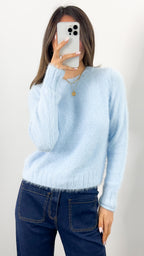 DOMINIQUE KNIT - BABY BLUE