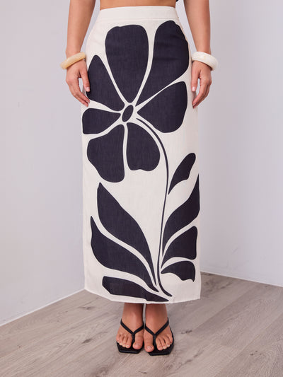 KOKO MAXI SKIRT - CREAM