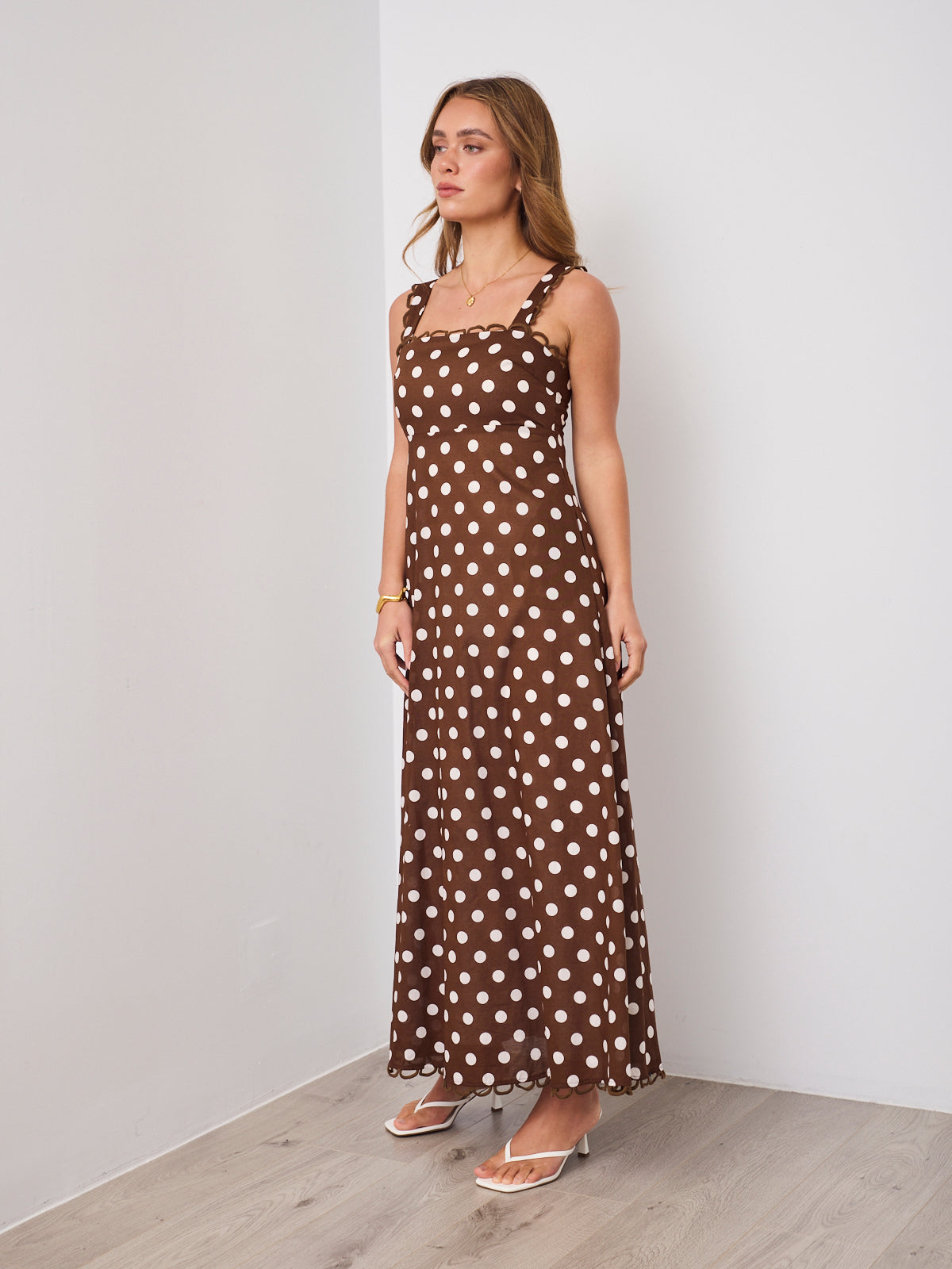 GRACIE DRESS - CHOCOLATE