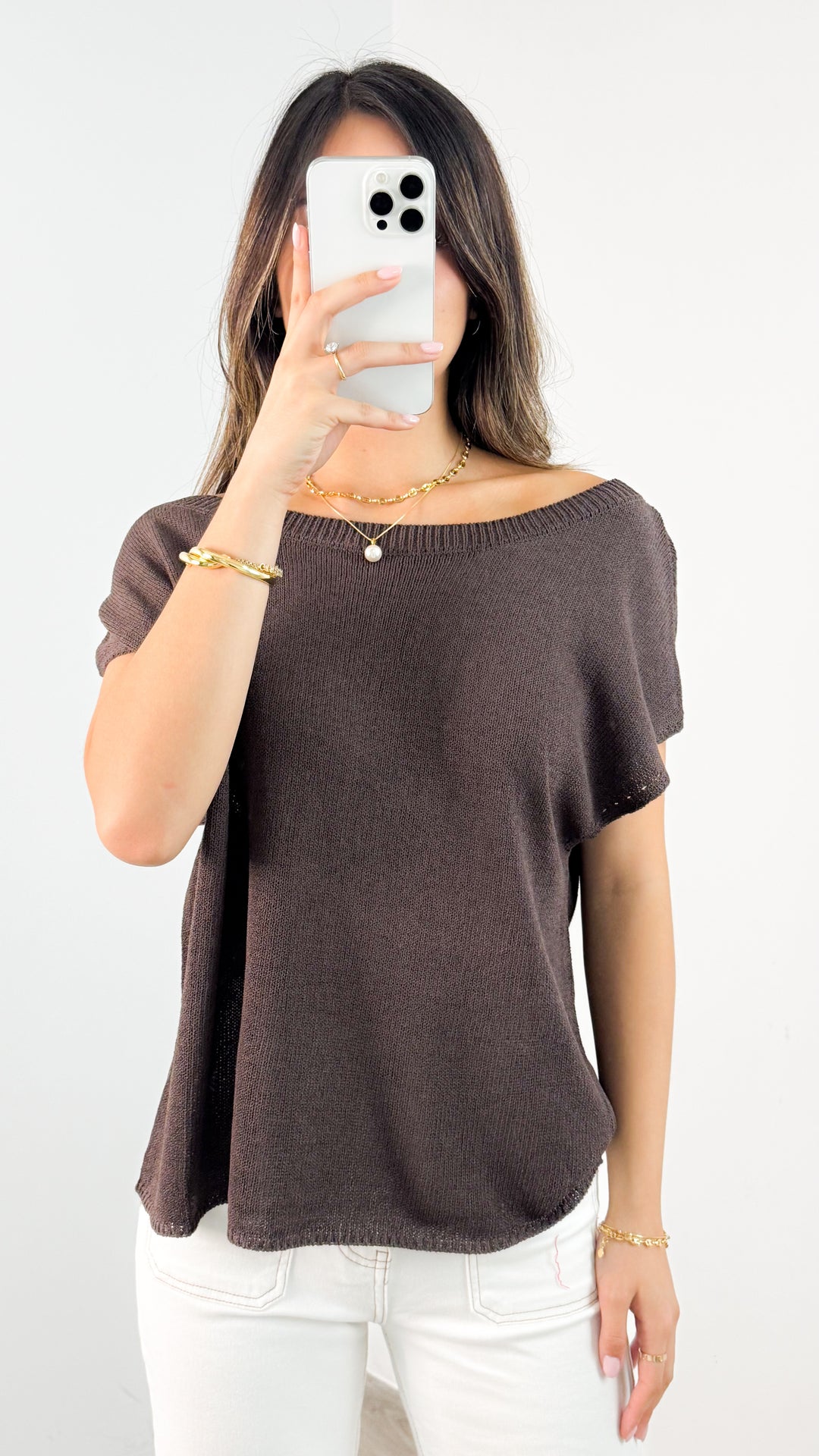 KATHERINE KNIT - CHOCOLATE