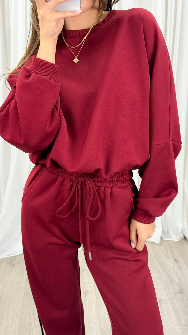 DANTE SWEAT TOP - WINE