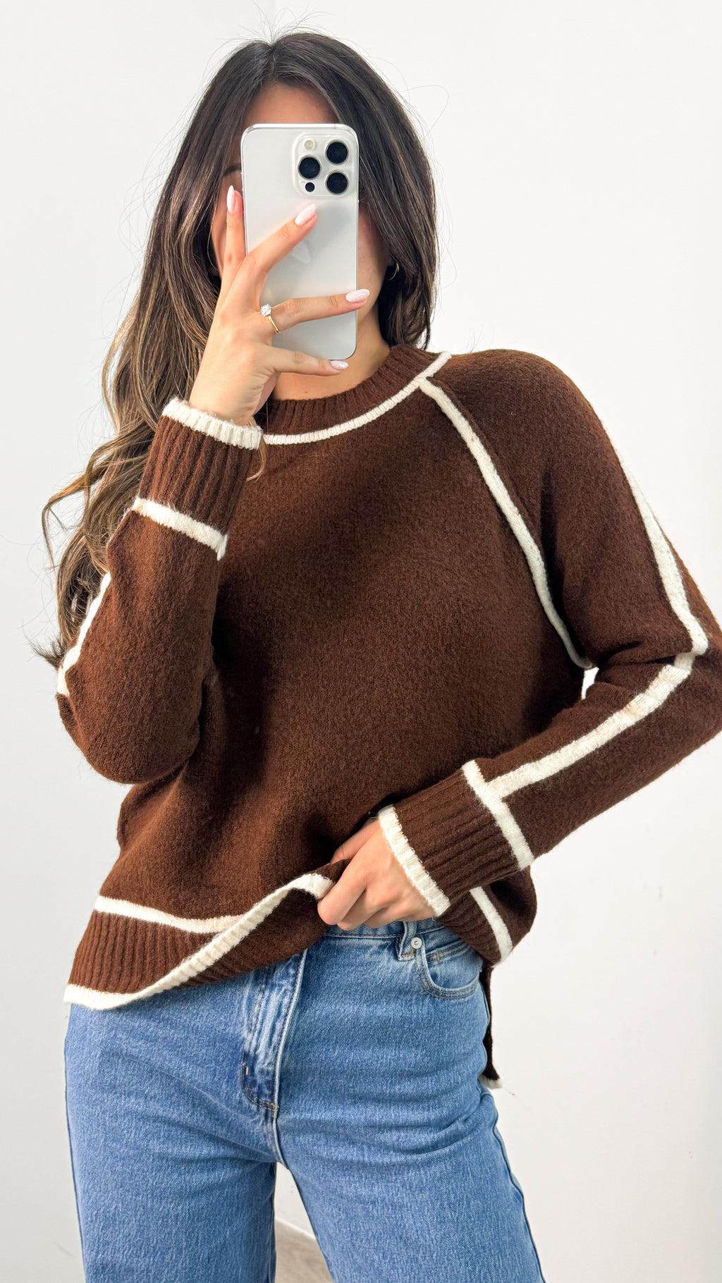 NAOMI KNIT - CHOCOLATE