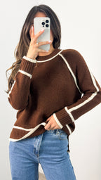 NAOMI KNIT - CHOCOLATE