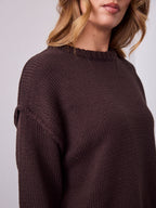 MARLO KNIT JUMPER- CHOCOLATE