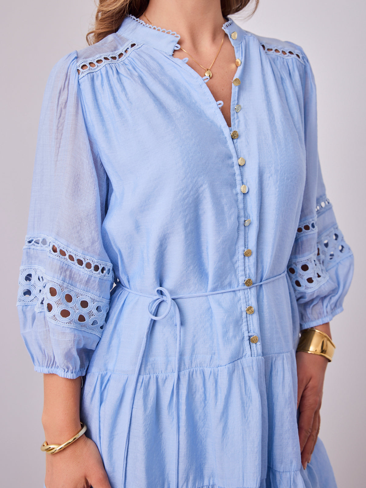 ANNABELLE DRESS - BABY BLUE