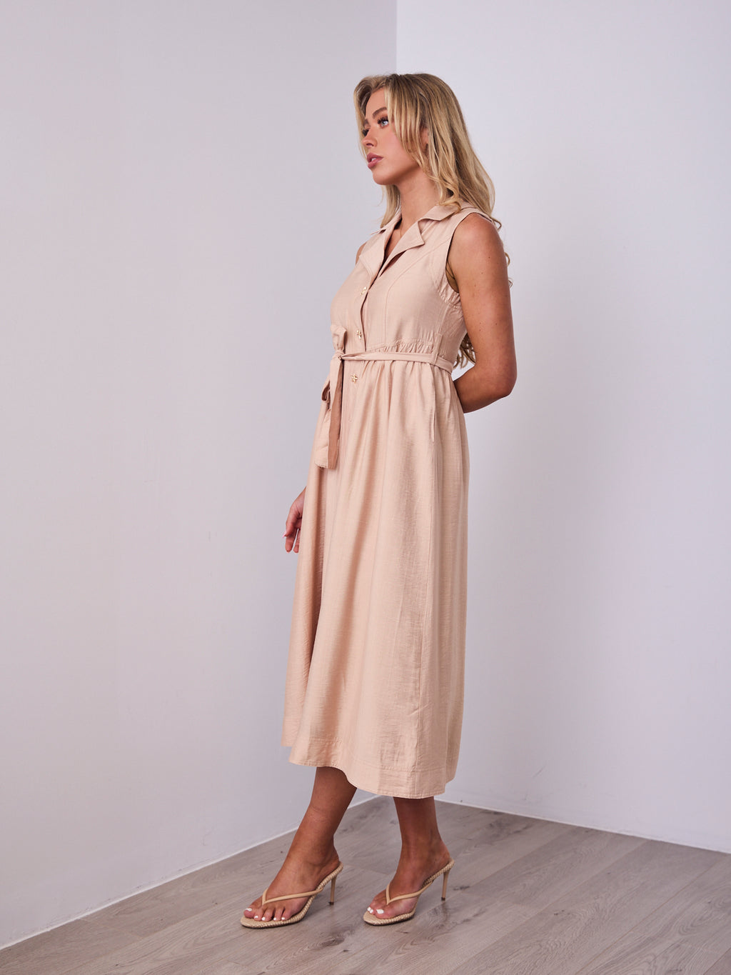 SORELLE DRESS - BEIGE