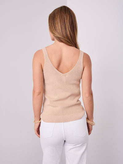 AUDREY SINGLET TOP - SAND