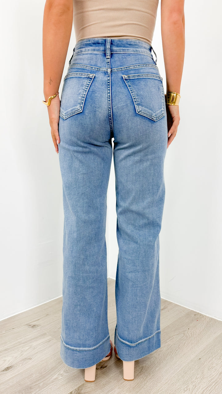 FITZROY JEAN - MEDIUM BLUE