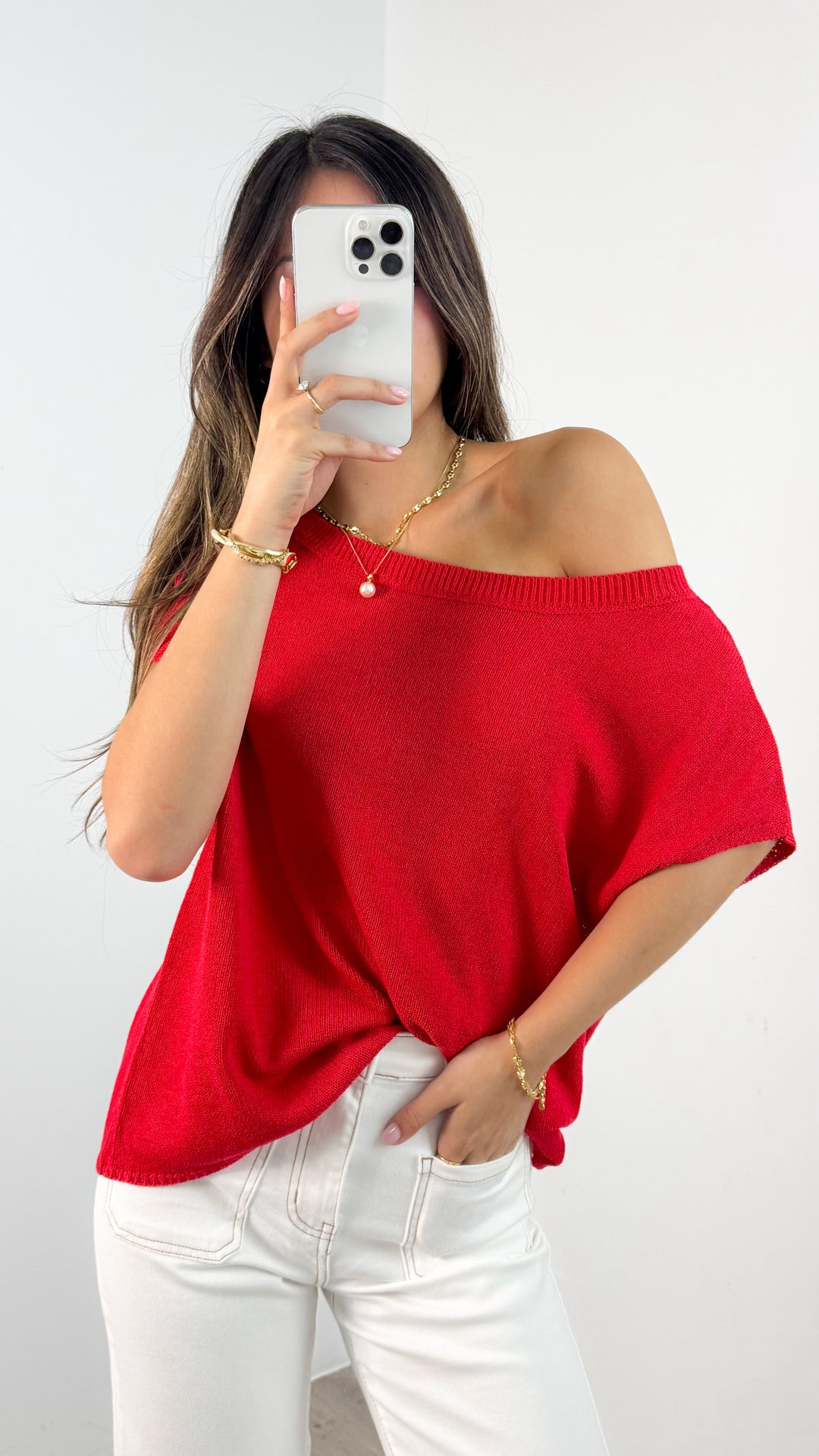 KATHERINE KNIT - RED