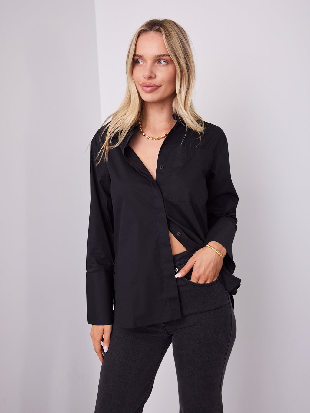 XAVIER SHIRT - BLACK