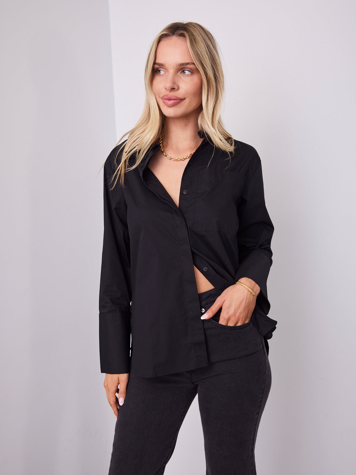 XAVIER SHIRT - BLACK