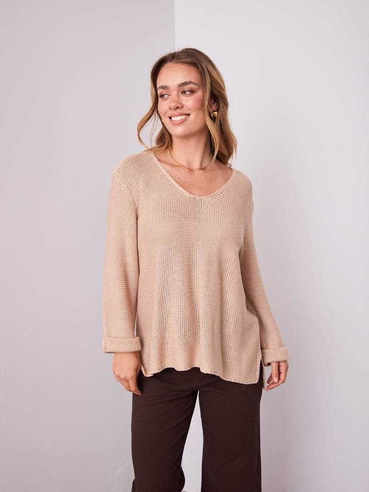 TIANA KNIT - MOCHA