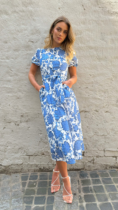 CHRISHEL DRESS - BLUE