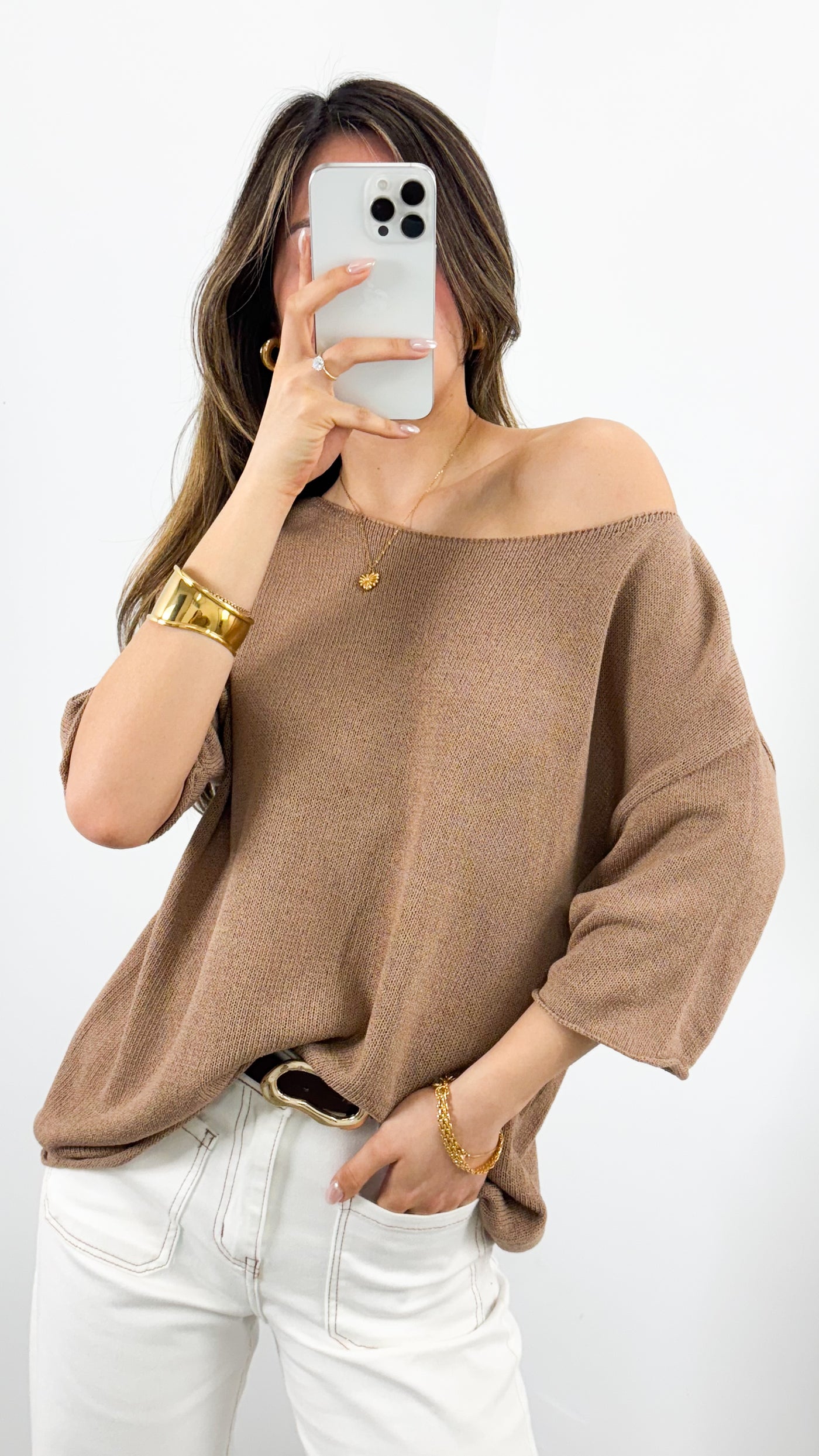 GIANNA TOP - MOCHA