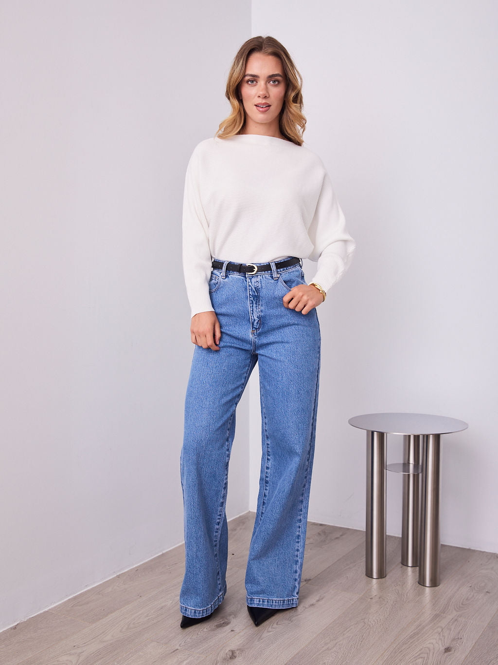 MONA KNIT - WHITE