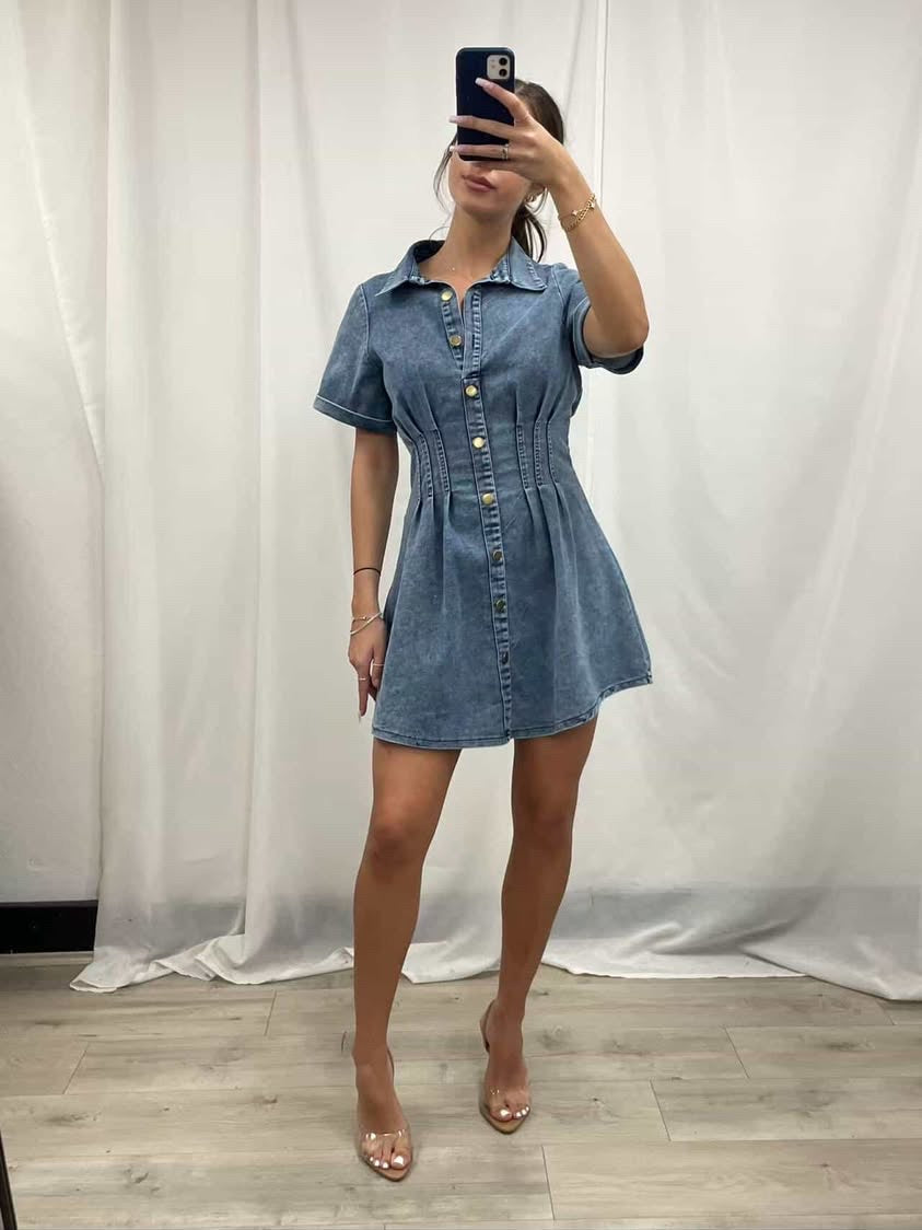 CHARLIE DRESS - DENIM