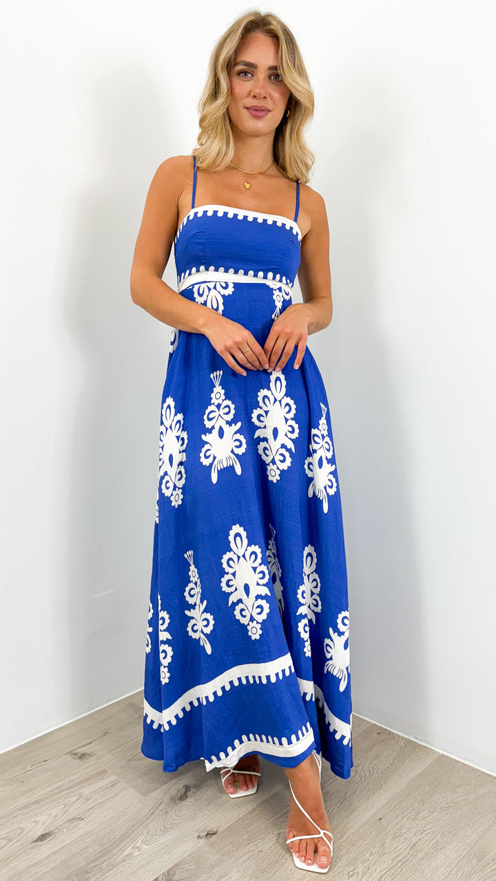 MILLA DRESS - BLUE