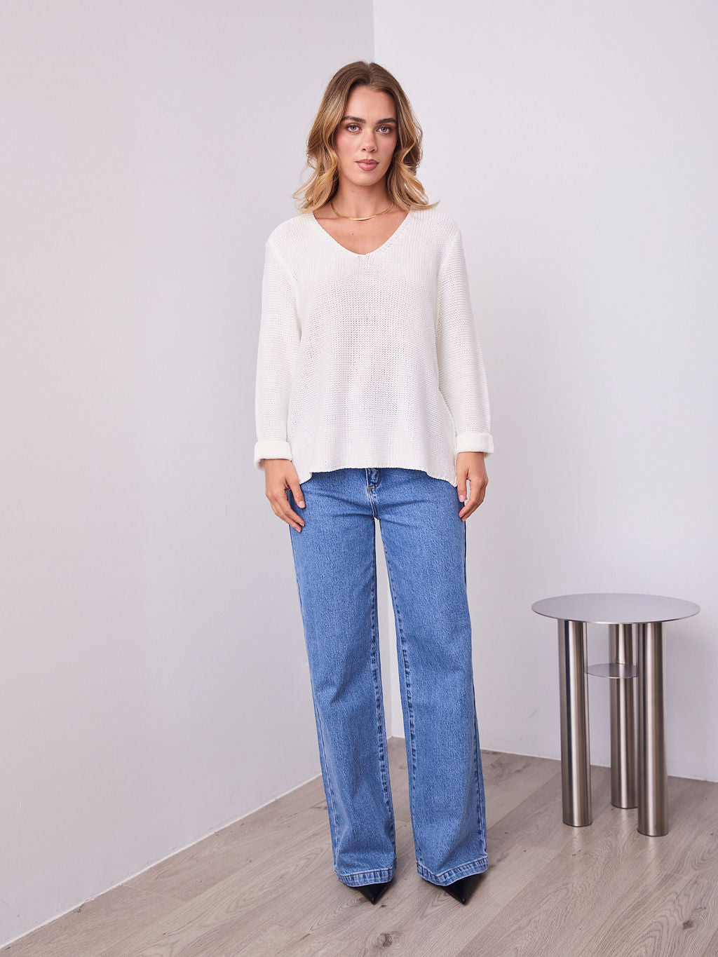 TIANA KNIT - WHITE
