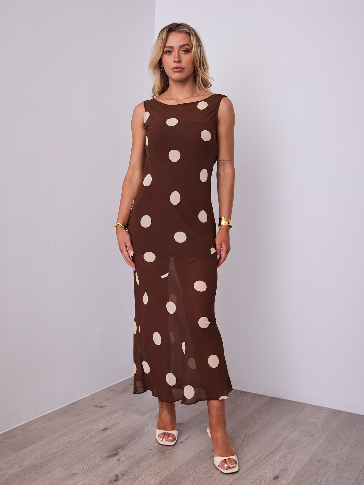 SABINE DRESS - CHOCOLATE