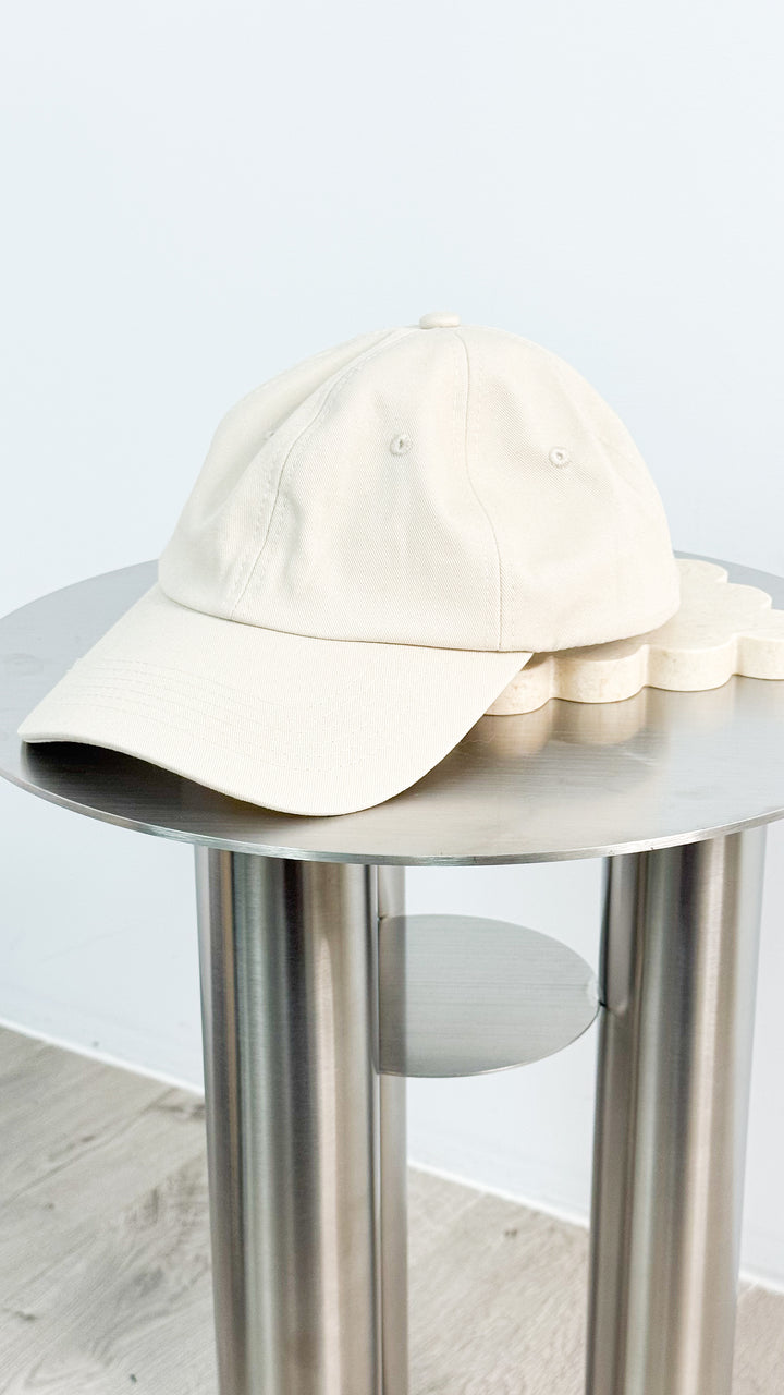 BASEBALL CAP - STONE