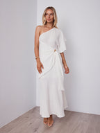 EMILIA DRESS - WHITE