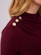NINA TOP - MERLOT