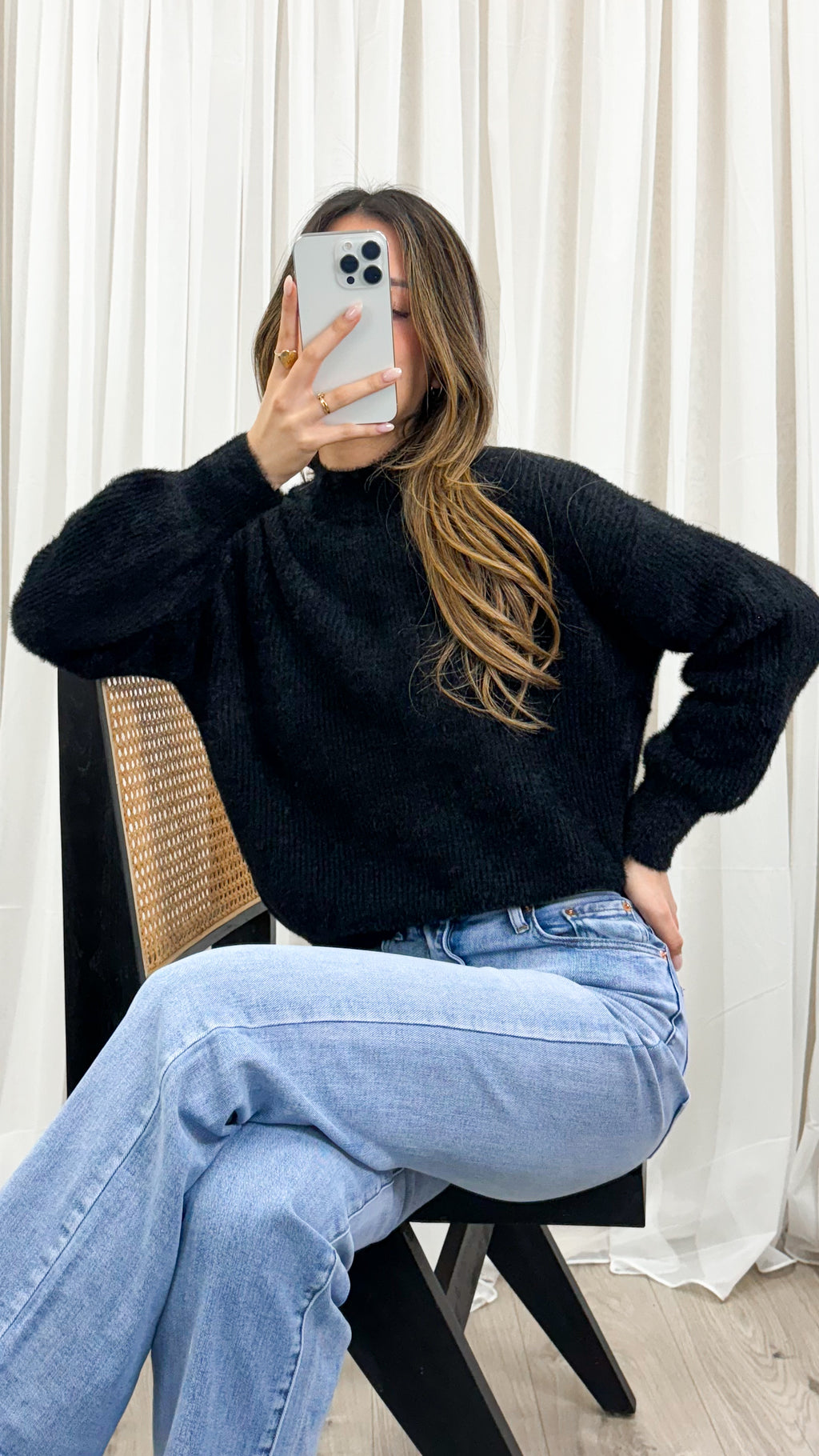 SERENA KNIT - BLACK