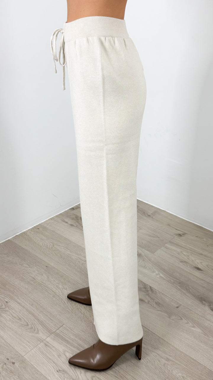 DELTA KNIT PANT - BONE