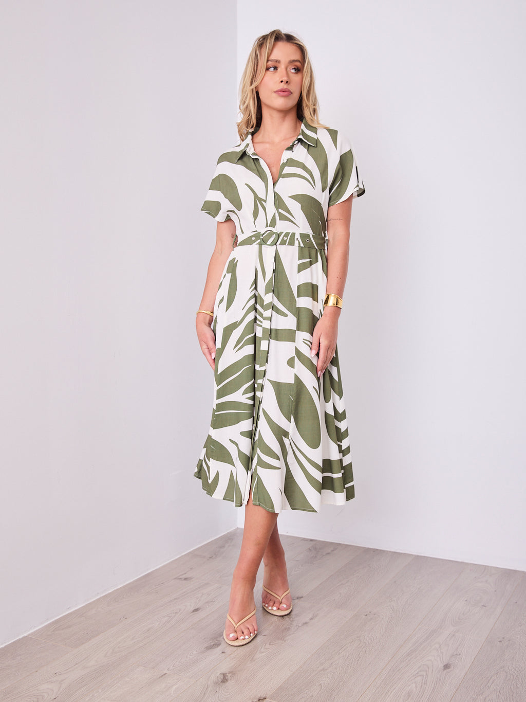 PEYTON DRESS - KHAKI