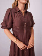 MARCIA DRESS - CHOCOLATE