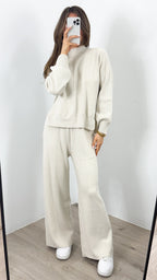 DELTA KNIT TOP - BONE
