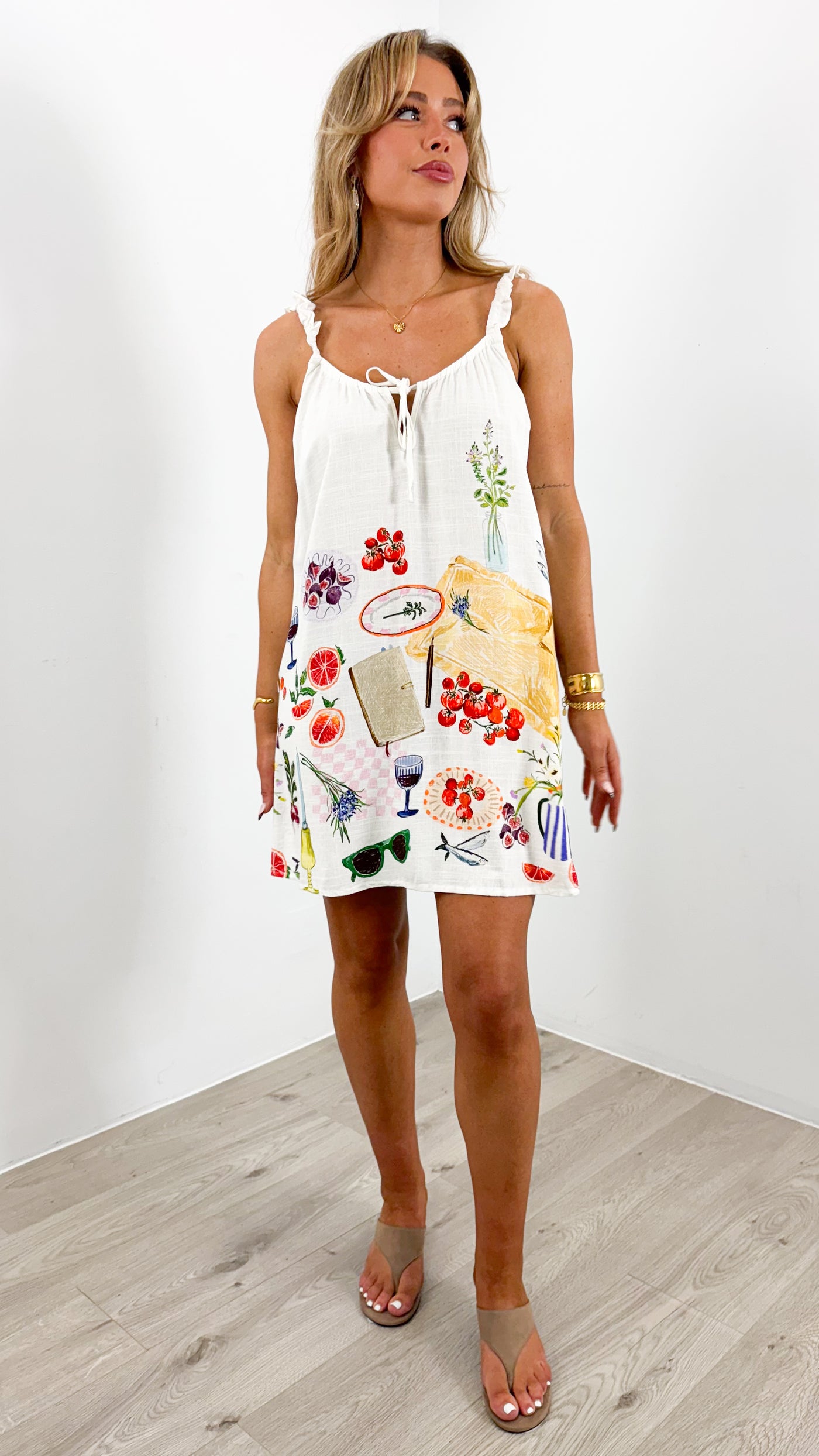 SHILOH DRESS - WHITE